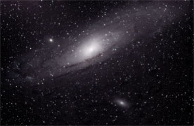 The Andromeda Galaxy with Satellites