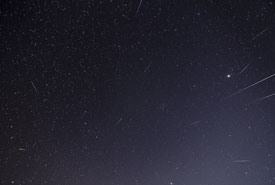 The Quadrantid Meteor Shower Radiant Point