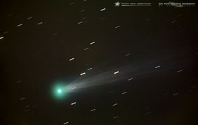 Comet ISON Brightens