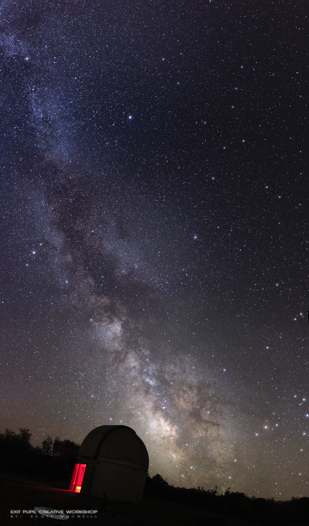 Milky Way Galaxy Beyond Frosty Drew Observatory